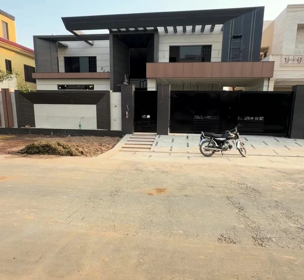 The finished house exterior